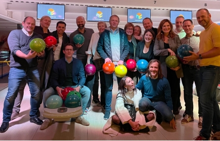 Ambiance décontractée et sportive pour notre Partners Night avec des duels de boules