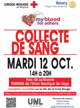 flyer du don de sang